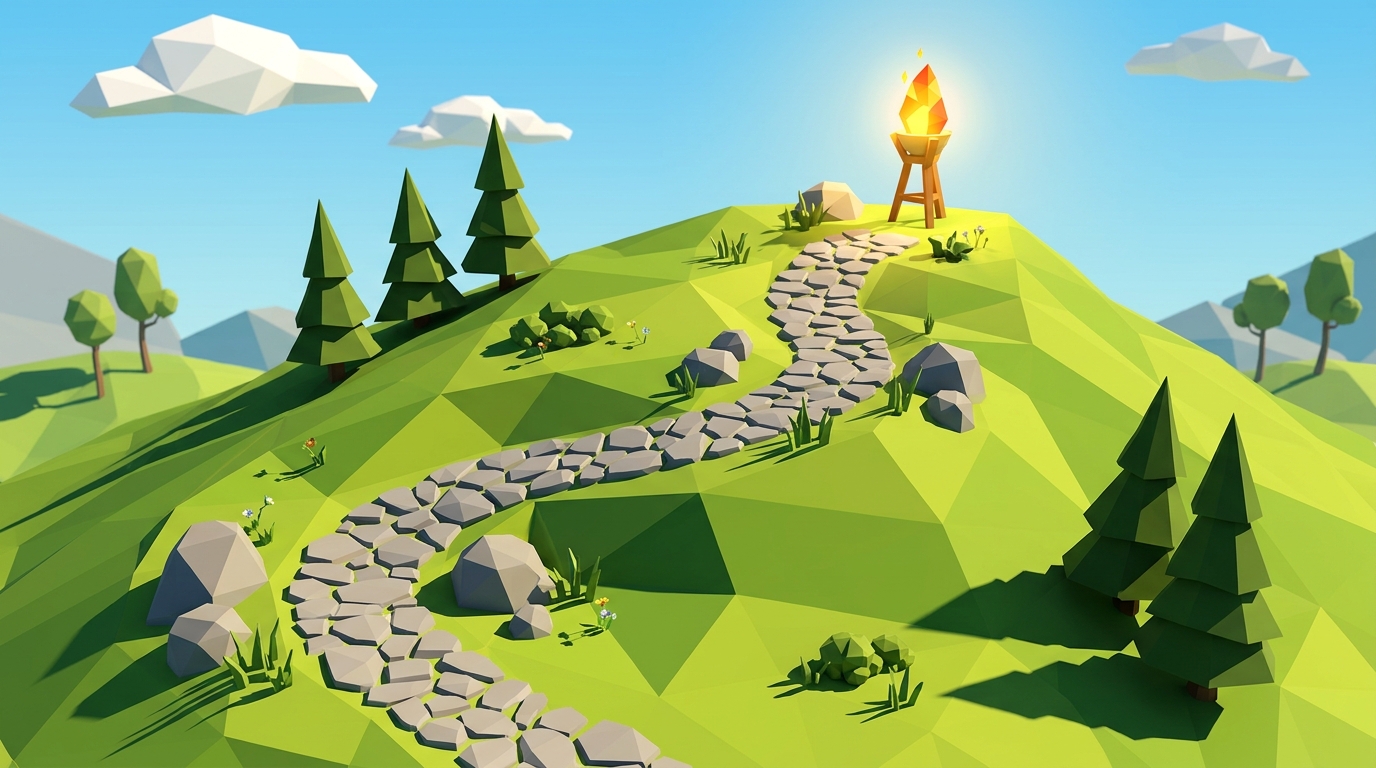 Clear path, learn at your own pace.